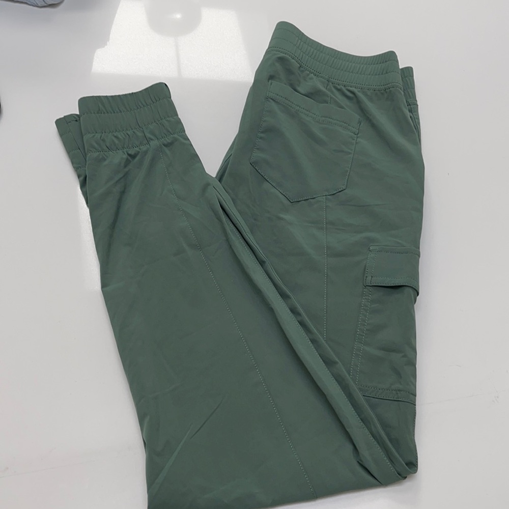 North face Cargo/jogger pants dark mint green